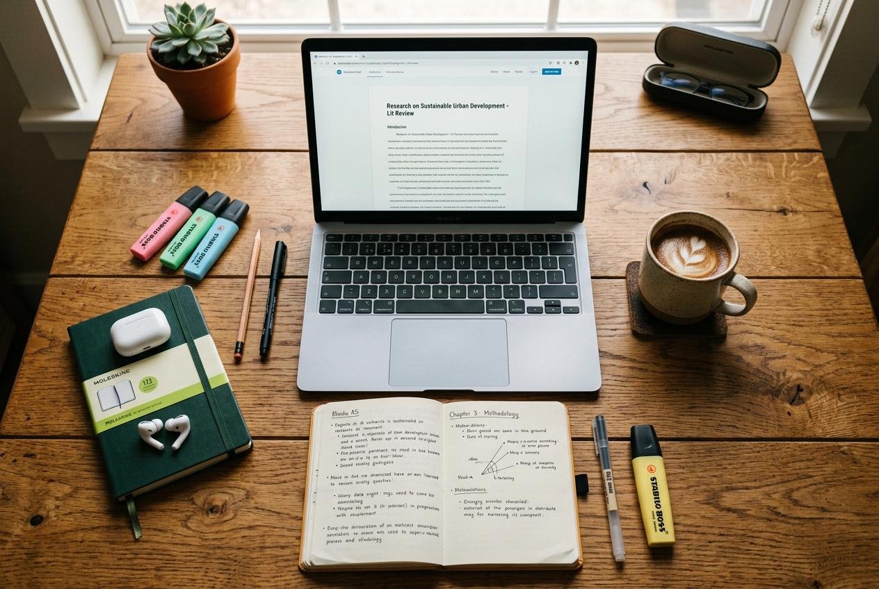Student studying for UK course guidance and application advice
